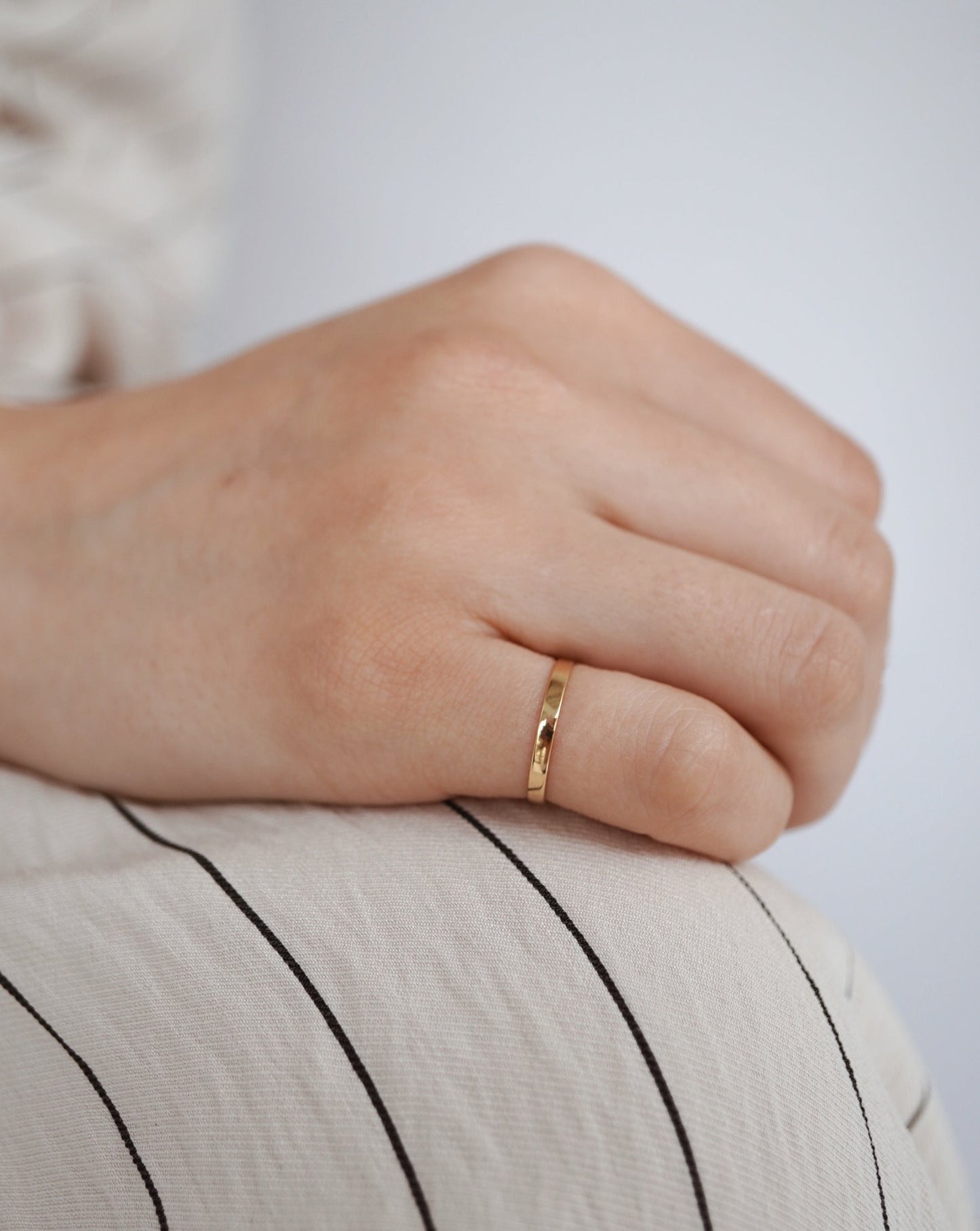 【受注生産】Flat Thick Ring / 18K