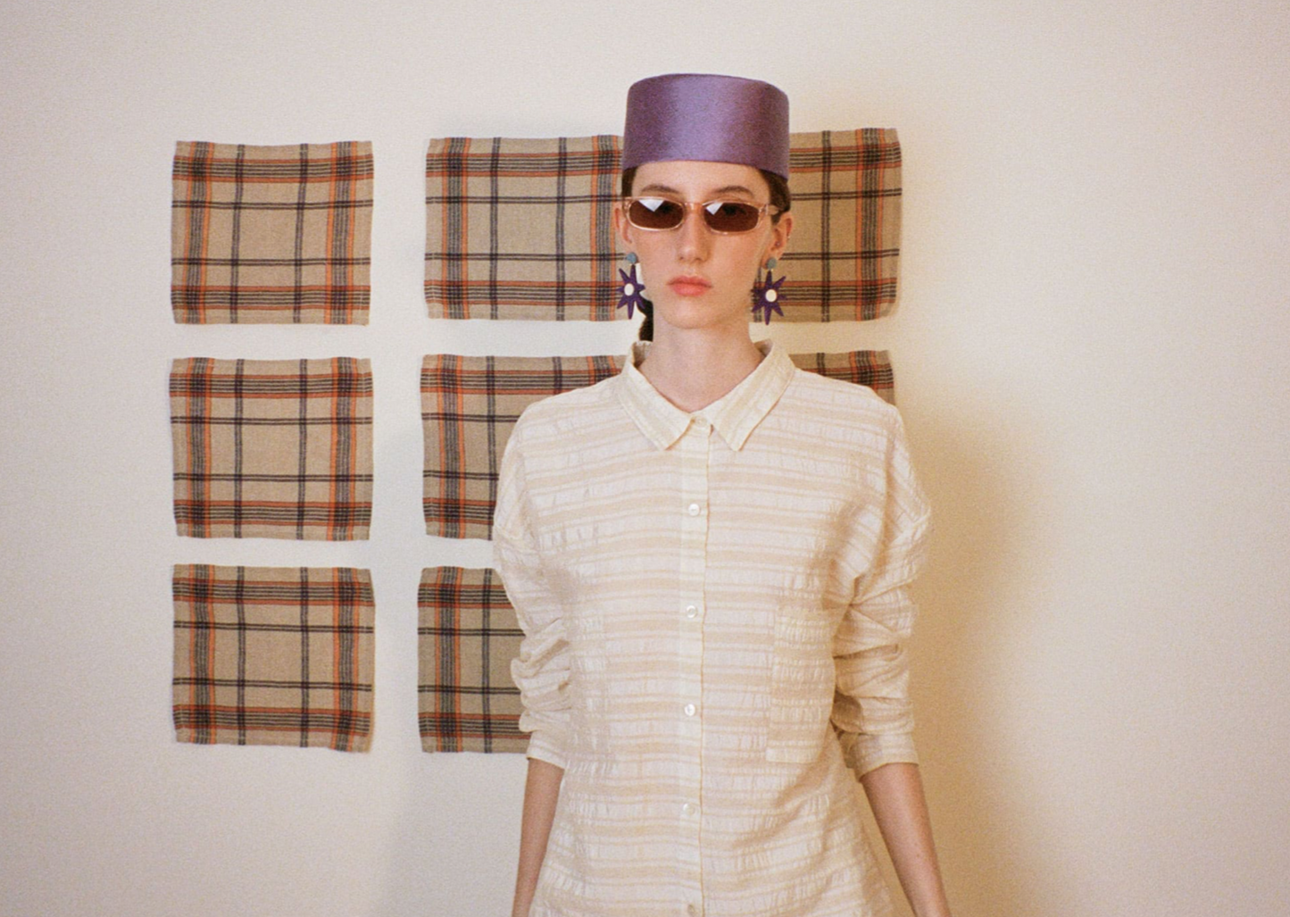 Susan Sunglasses / Clear Pink