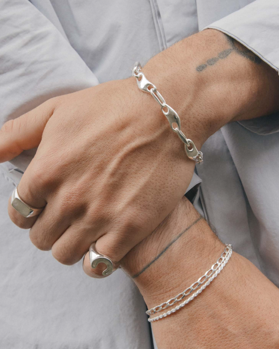 Adele Chain Bracelet / Silver