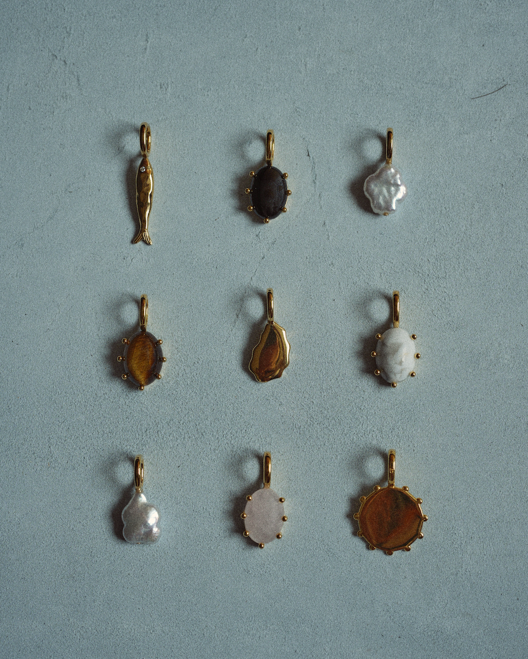 10月1日発送予定【予約商品】Stone Charm Rose Quartz / Gold