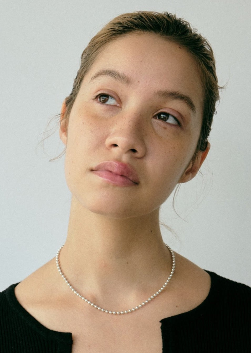 Ball Chain Choker 38cm / Silver