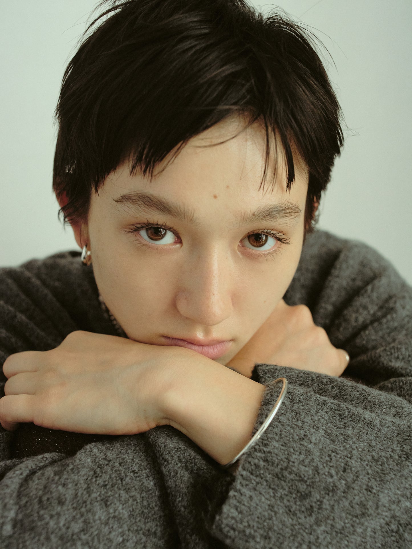 One Pearl Bangle(Gold / Silver)