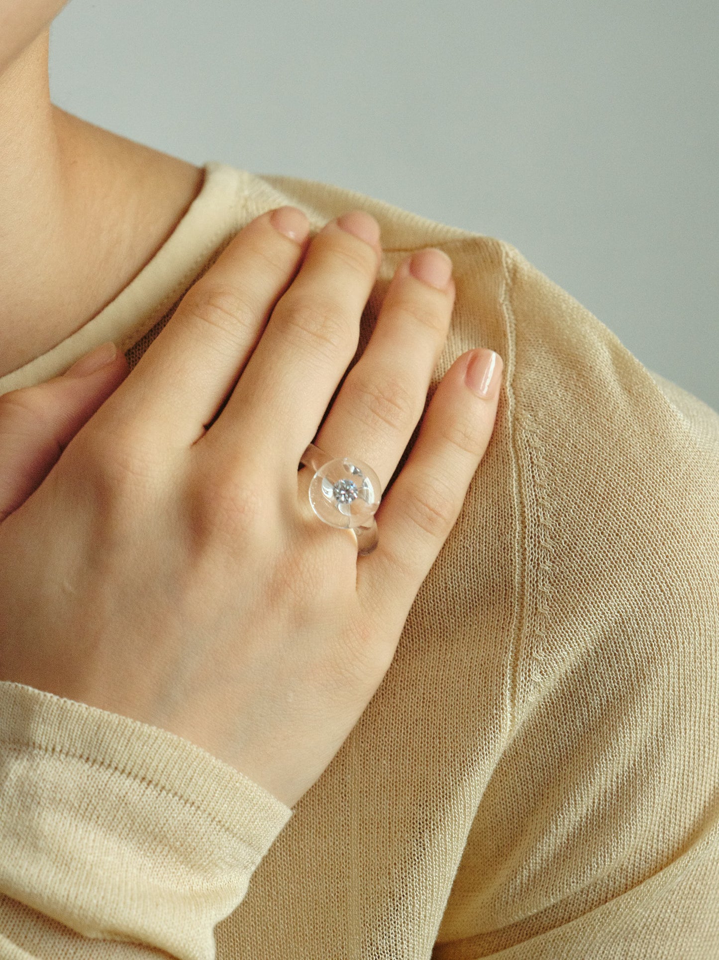 Zirconite Glass Ring