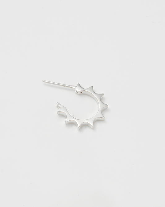 Sparkle Hoops / Silver