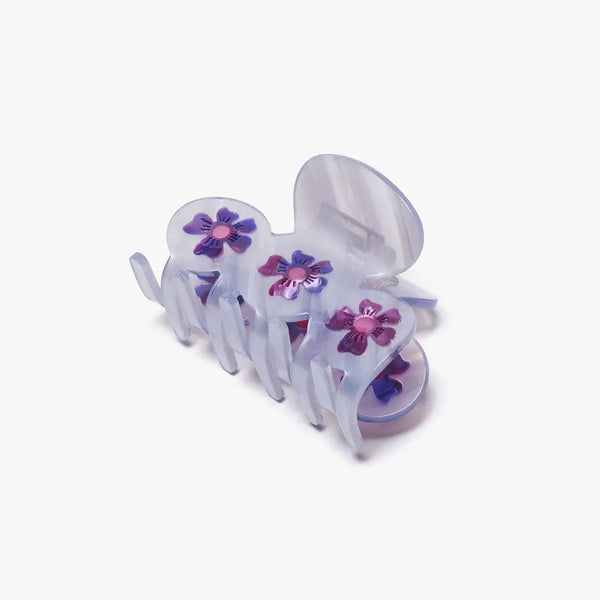 Scallop Claw Clip / Purple