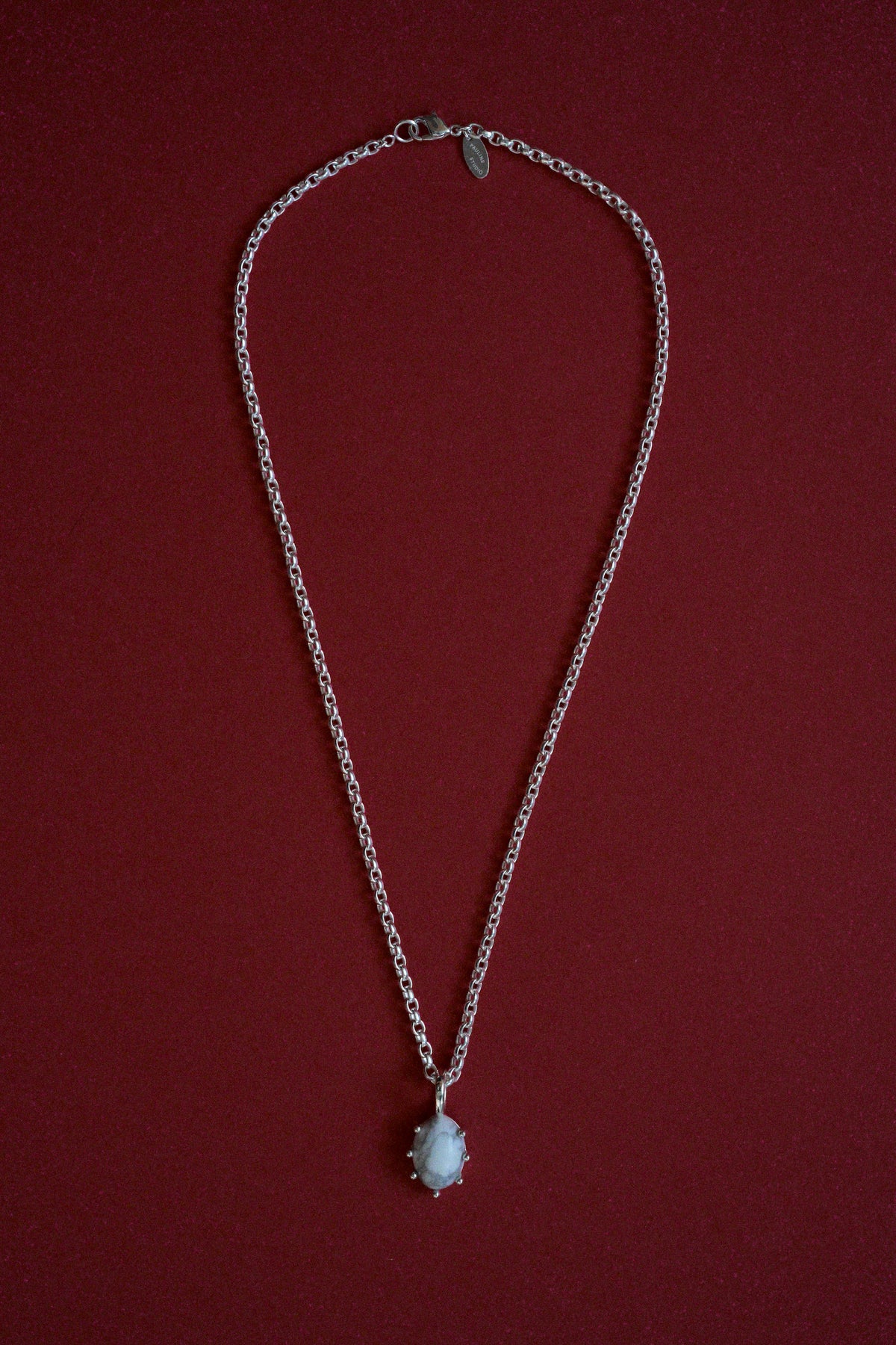 10月1日発送予定【予約商品】Oval Chain Necklace / Silver