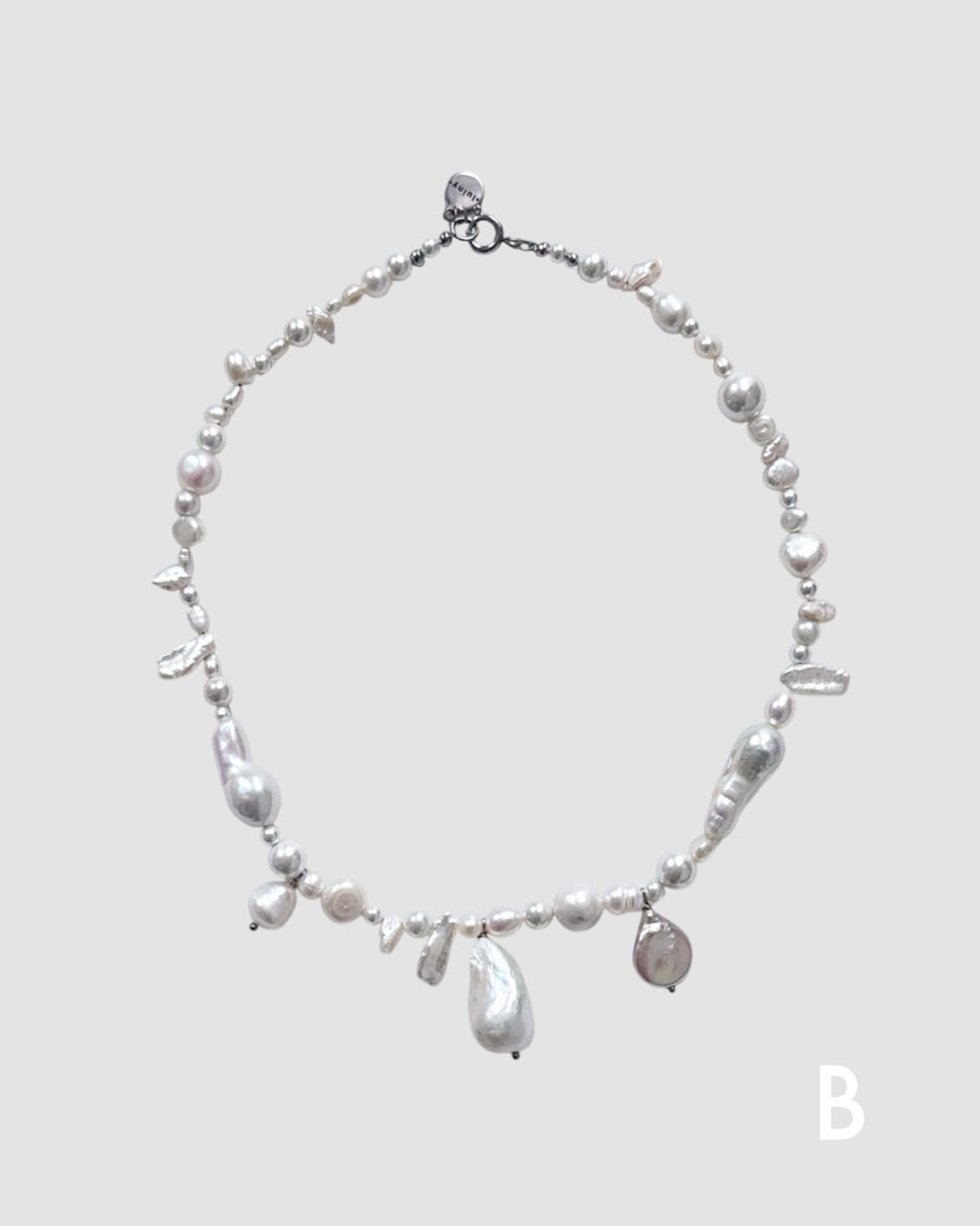 OOAK Pearl Necklace / White