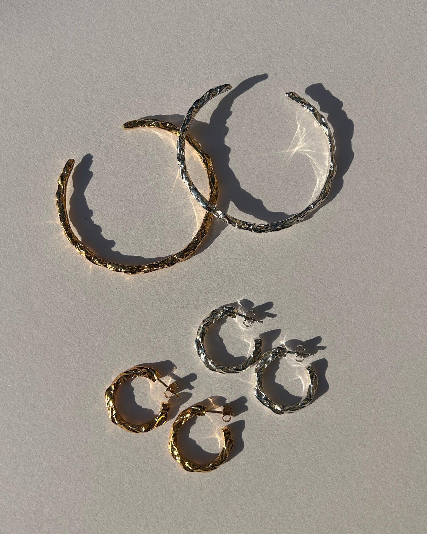 Full Moon Hoops / Gold