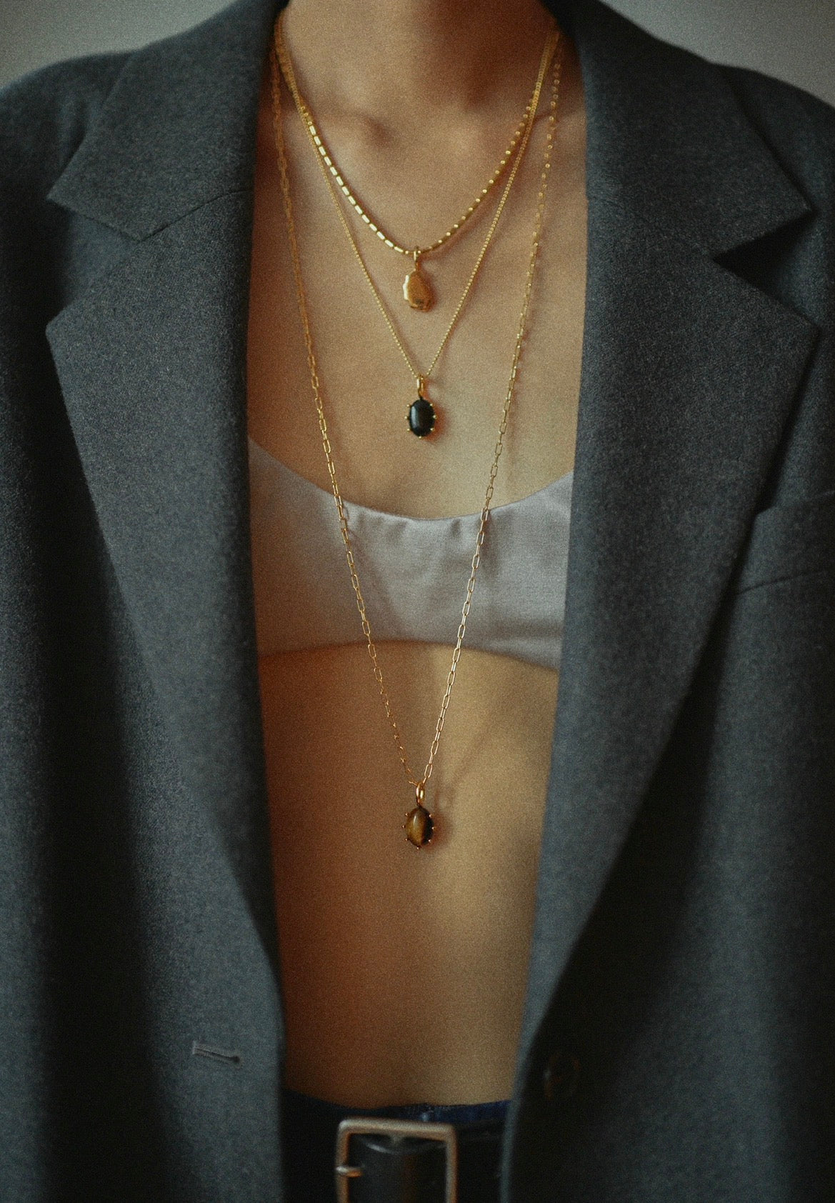 10月1日発送予定【予約商品】Tube Chain Necklace / Gold