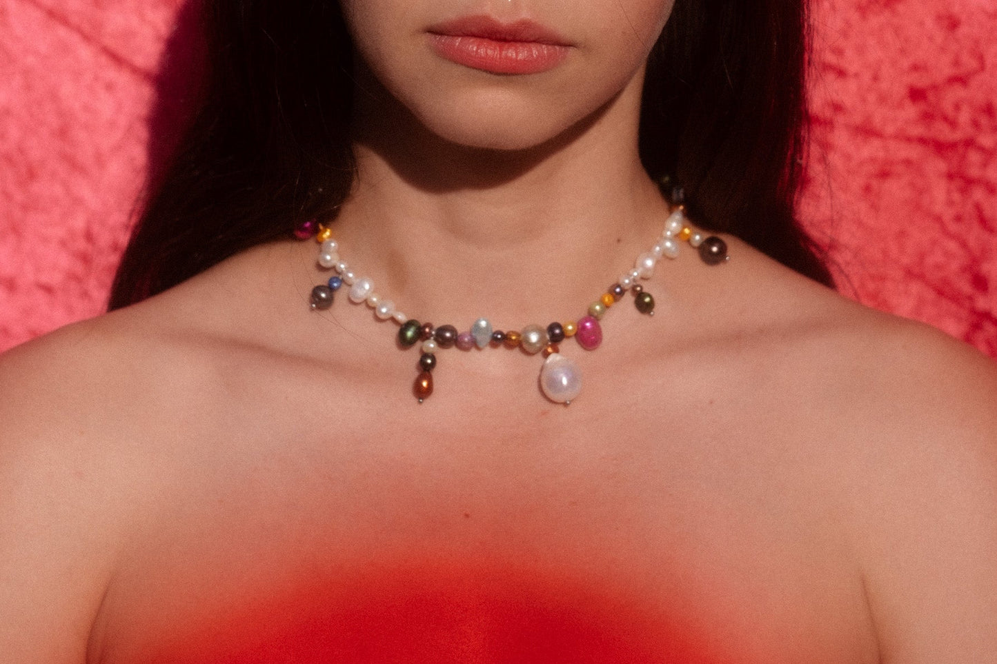 【Coming soon...!】OOAK Pearl Necklace / Color