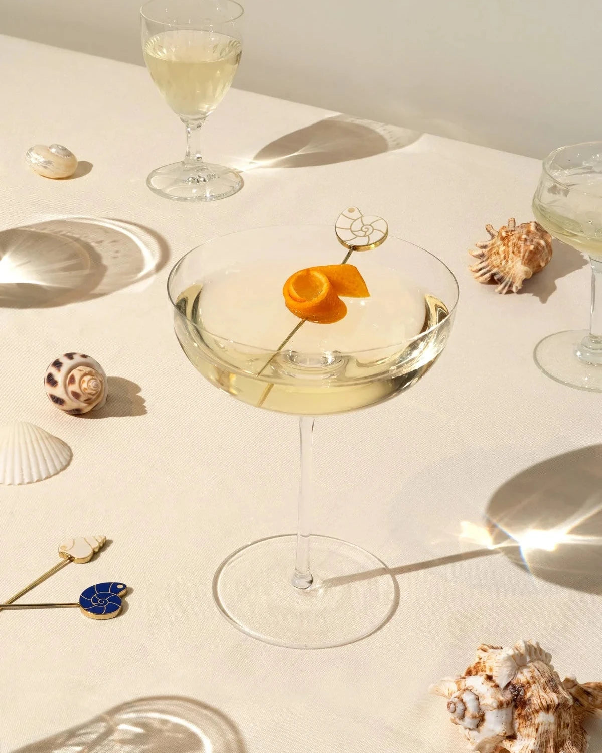 Pearl Shell Cocktail Picks 4 Set