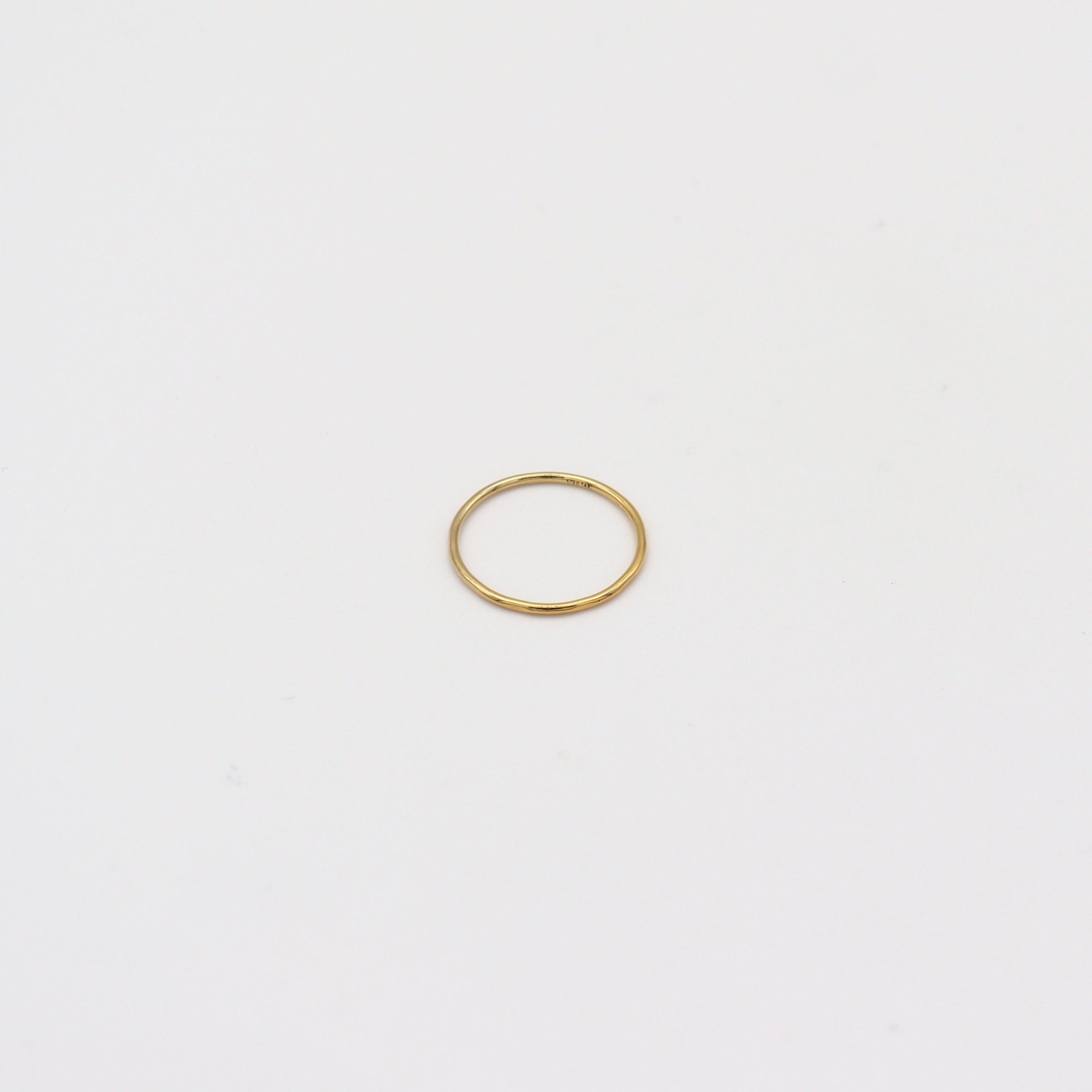 Hammer Finish Simple Ring ＜PAULINE STUDIO Original＞