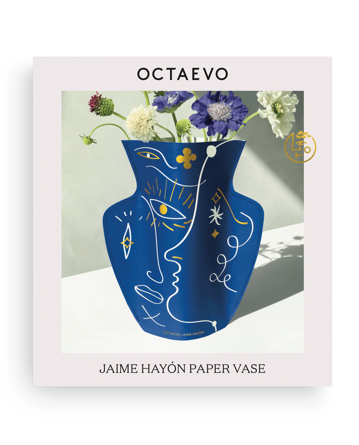 Jaime Hayon Paper Vase / Blue