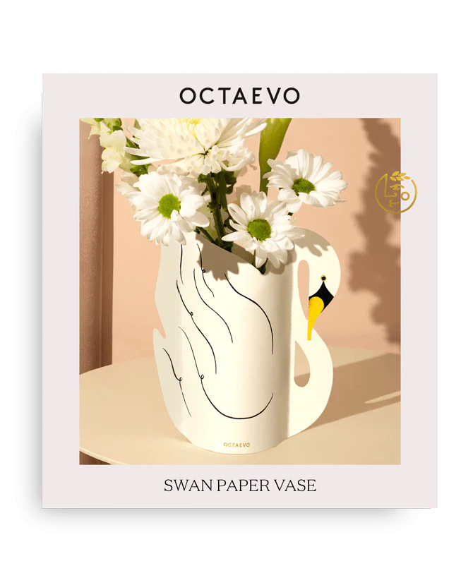 Swan Mini Paper Vase