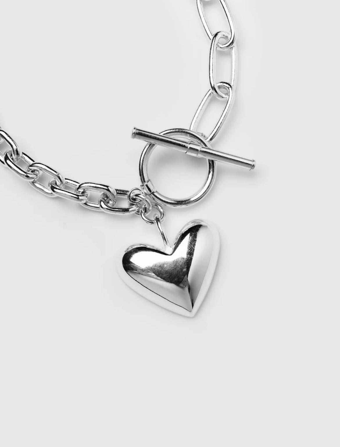 Marnie Heart Bracelet / Silver