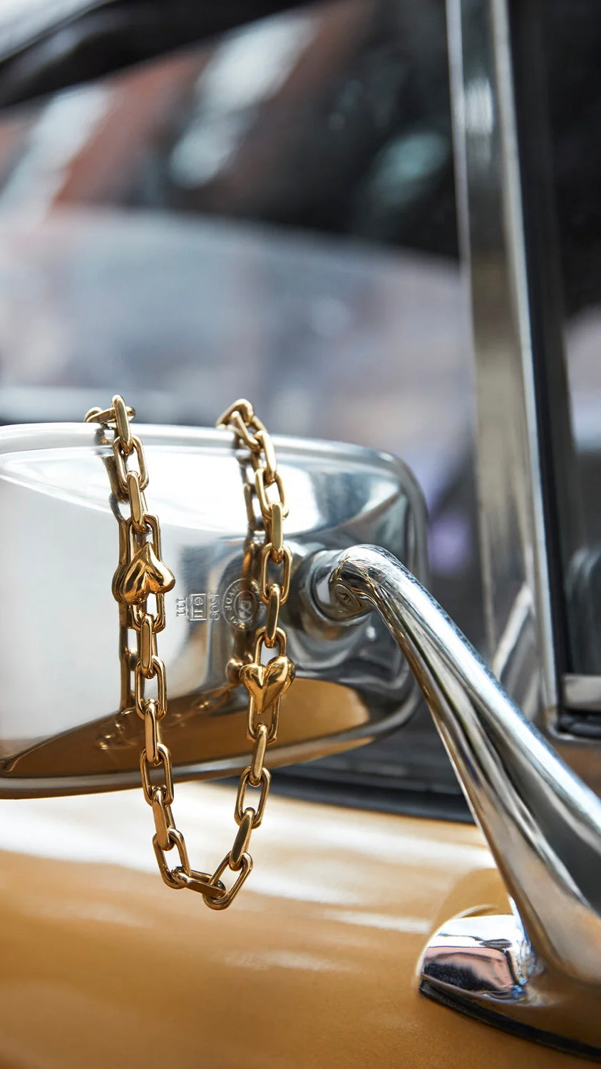 Art Heart Chain Necklace