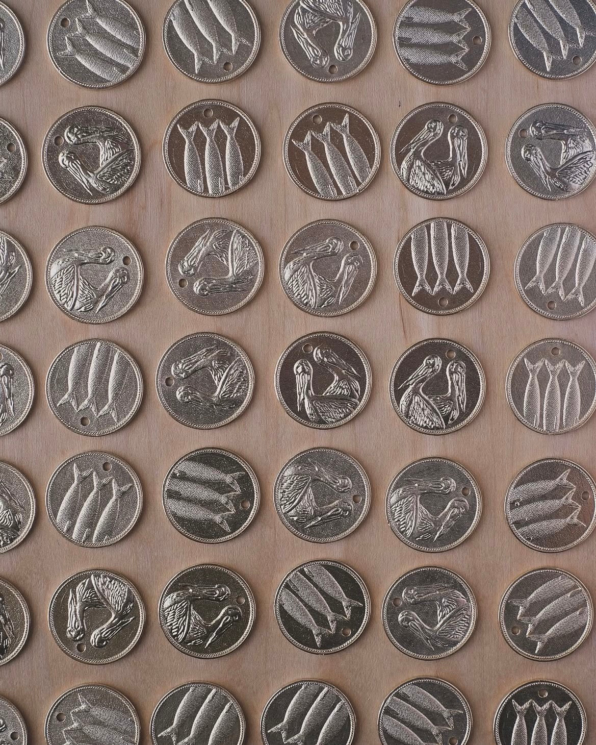 Heads Tails Coin Necklace