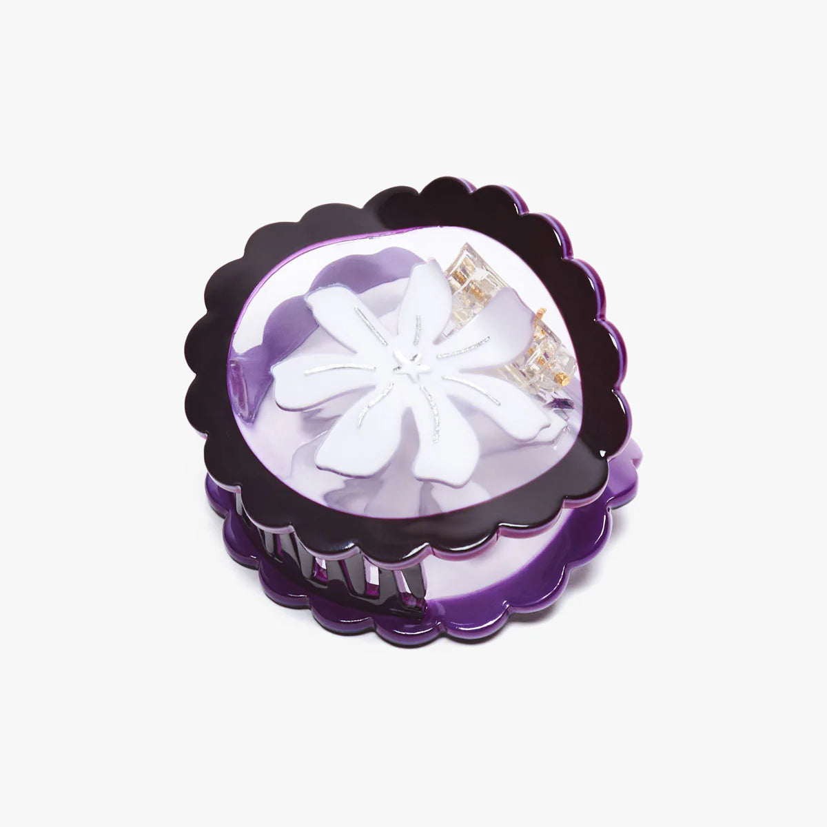 Flower Claw Clip Long / Beige Mix ＜Winona Irenee＞ – PAULINE STUDIO