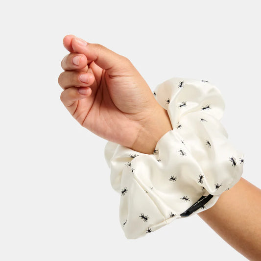 Ants Silk Scrunchie