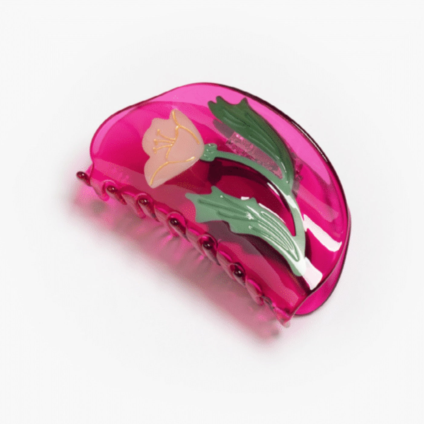 Flower Claw Clip / Magenta Pink ＜Winona Irenee＞ – PAULINE STUDIO