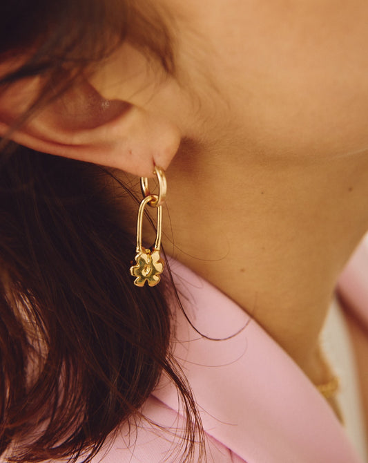 Flower Pin Pierce / Gold