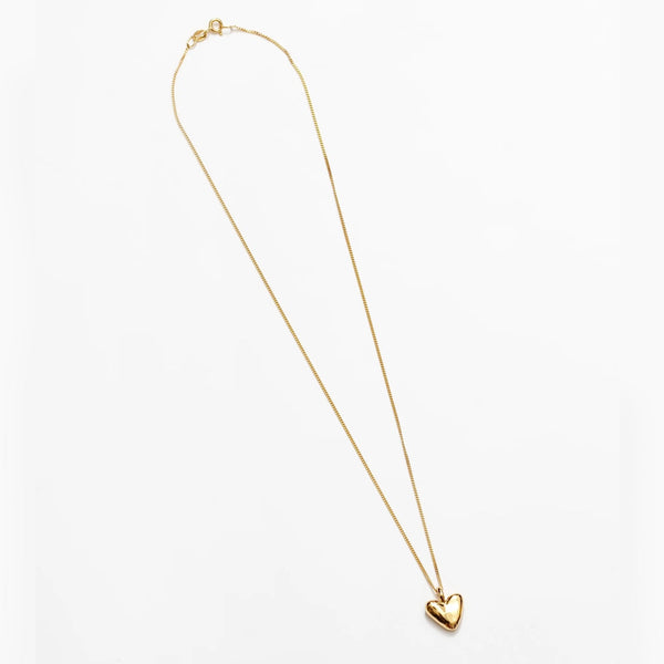 Stevie Heart Necklace / Gold