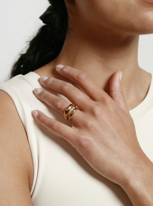 Kori Double Ring / Gold