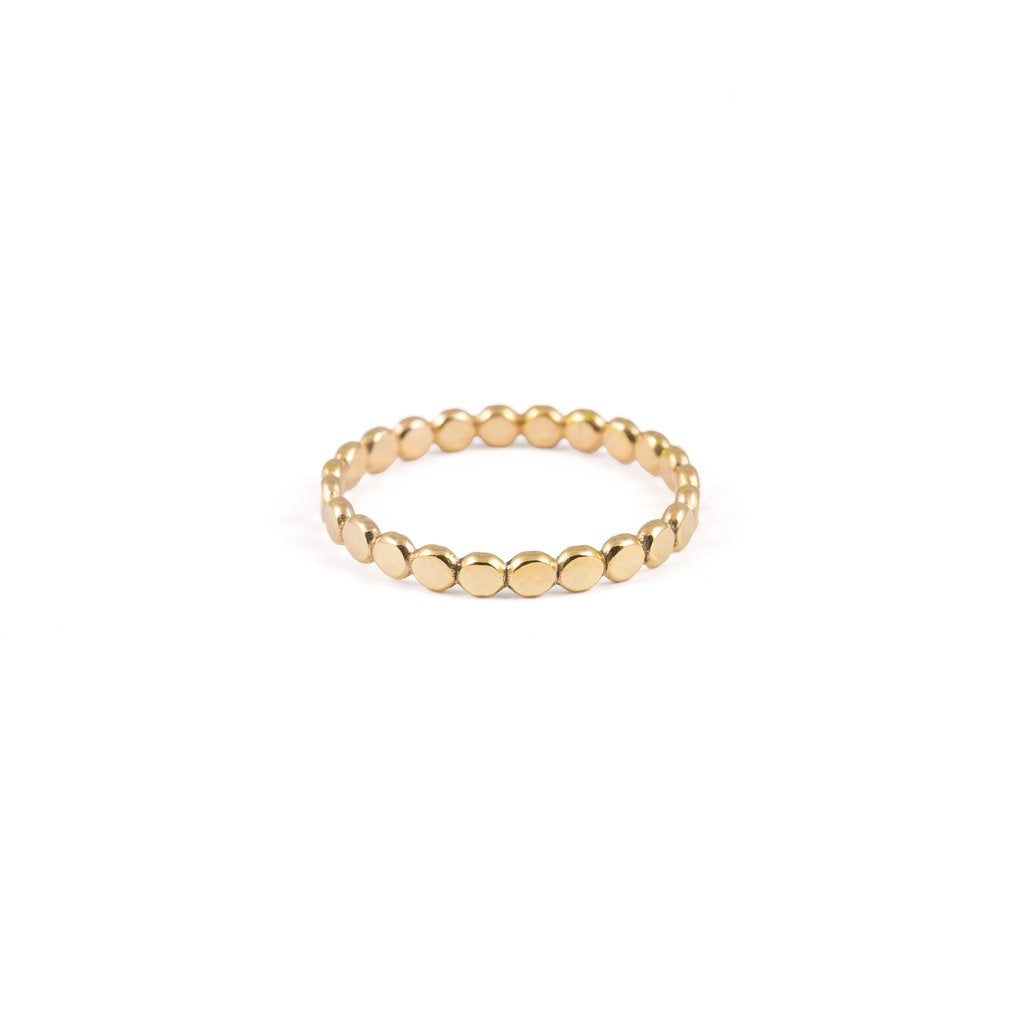 OOO(Ring Ring Ring)ハンドメイド　イヤリング　黄　アクセサリー OOO Ring / Gold ＜Gilbert＞ – PAULINE STUDIO