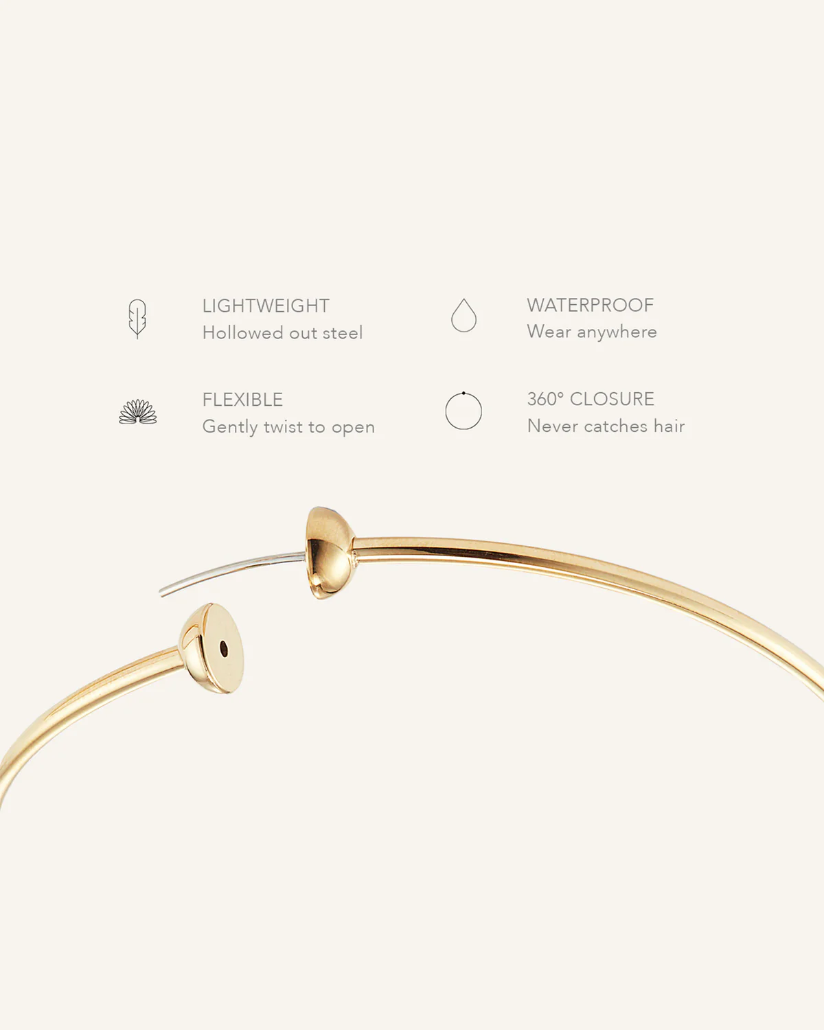 coming soon!【6/13 12:00発売開始】Icon Hoops S / Gold