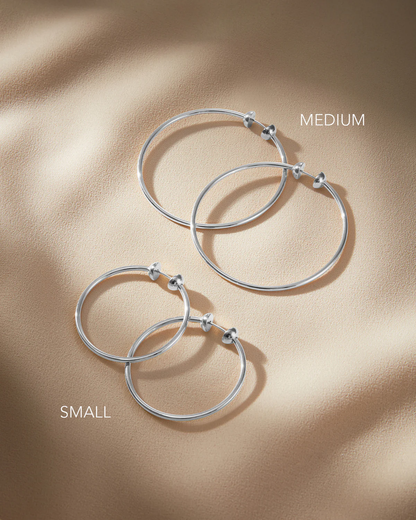 coming soon!【6/13 12:00発売開始】Icon Hoops S / Silver