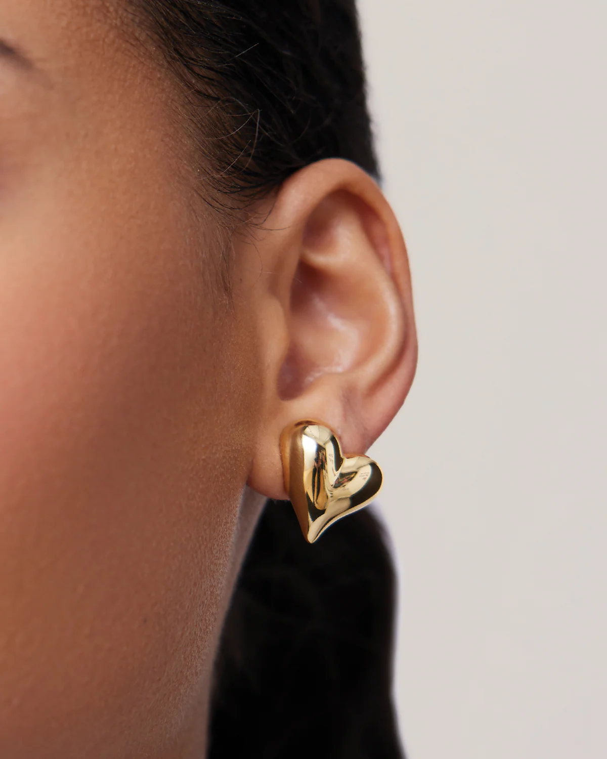coming soon!【6/13 12:00発売開始】Art Heart Button Pierce / Gold