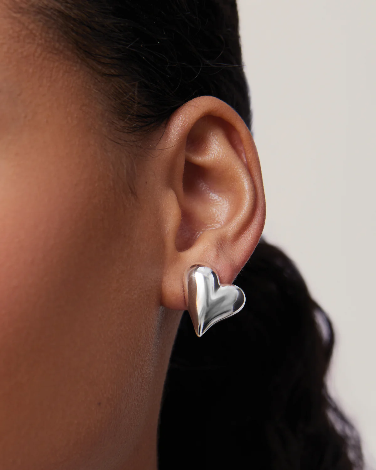 coming soon!【6/13 12:00発売開始】Art Heart Button Pierce / Silver