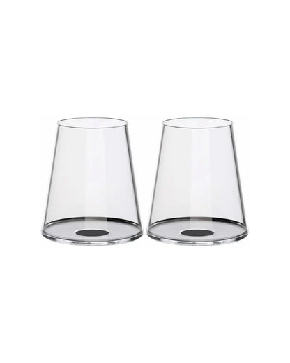 Split Glass 2 Set （Red Wine）/ Black