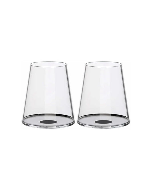 Split Glass 2 Set （Red Wine）/ Black