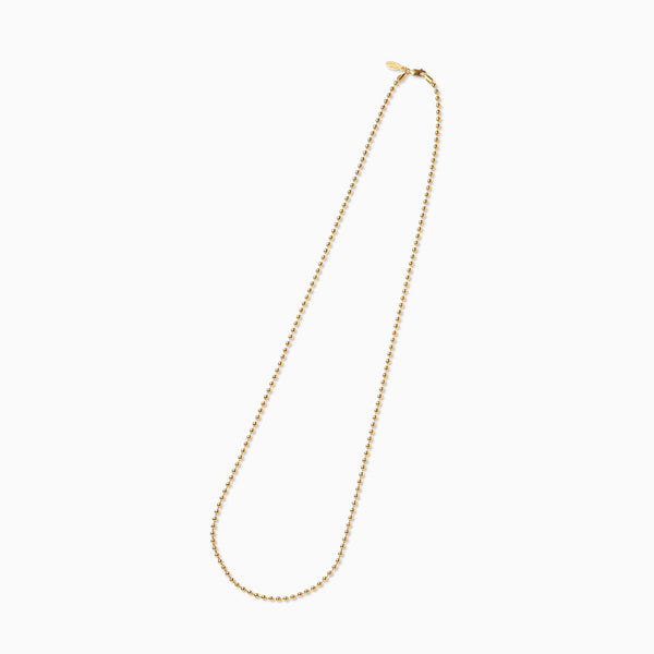 Ball Chain Necklace Long（gold / silver）