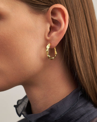 Full Moon Hoops / Gold