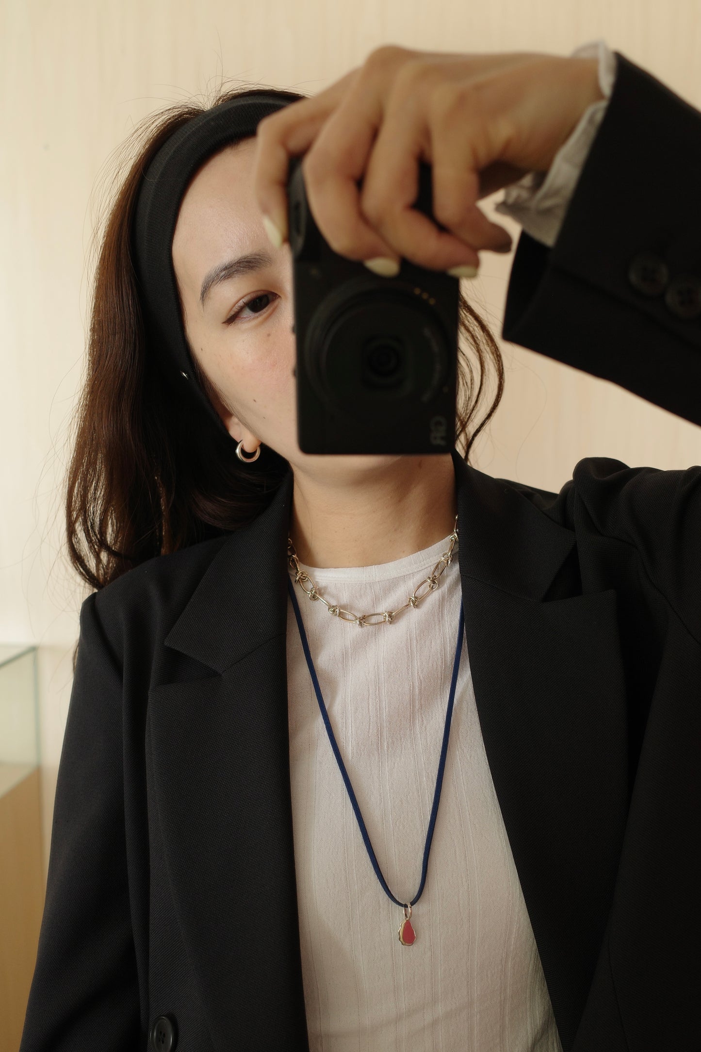 Limited Cord Necklace / Suede