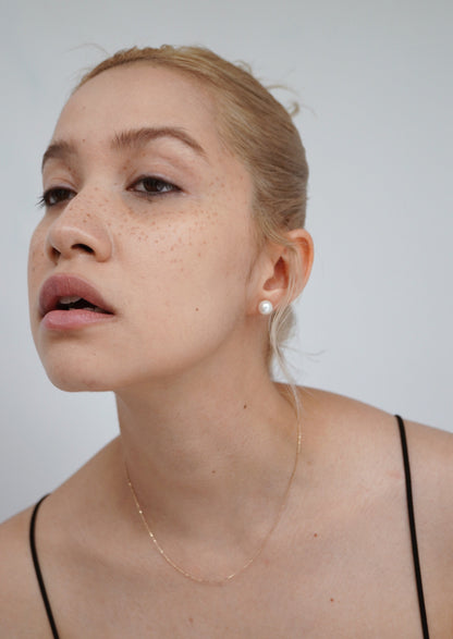 Fine Ball Chain Necklace / 10K