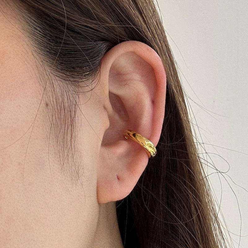 【2set】Minimal Movable Earcuff（Gold / Silver )　