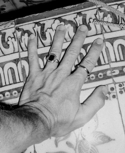 Heirloom Onyx Signet Ring