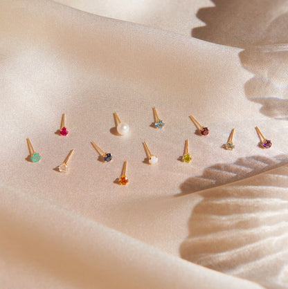 Birth Stone Studs 片耳