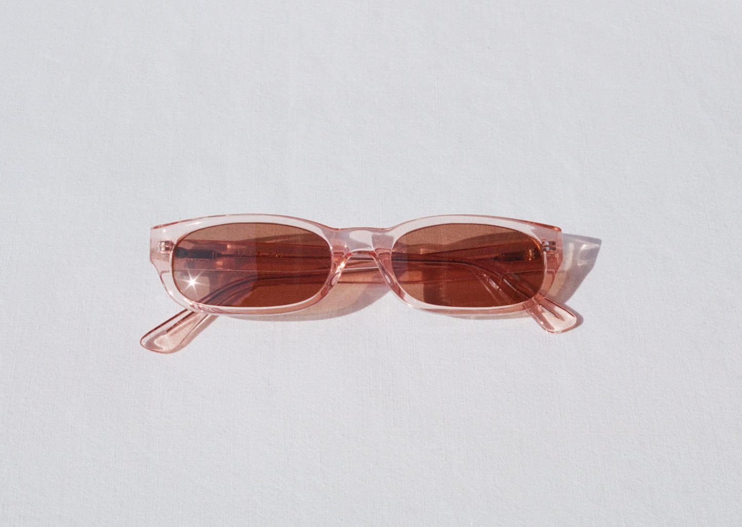 Susan Sunglasses / Clear Pink