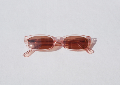 Susan Sunglasses / Clear Pink