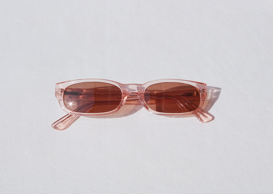Susan Sunglasses / Clear Pink