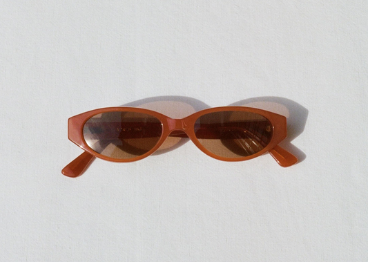 Simone Sunglasses / Orange Brown