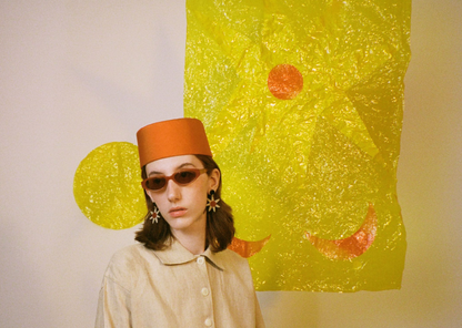 Simone Sunglasses / Orange Brown