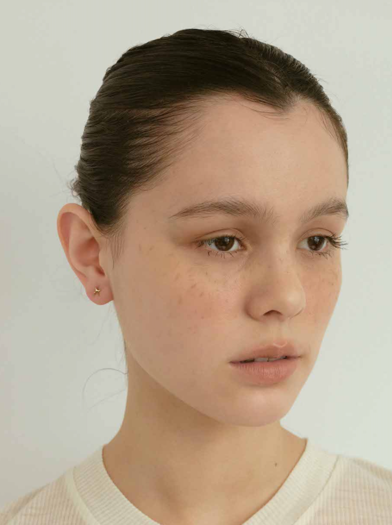 Falling Star Studs / 14k