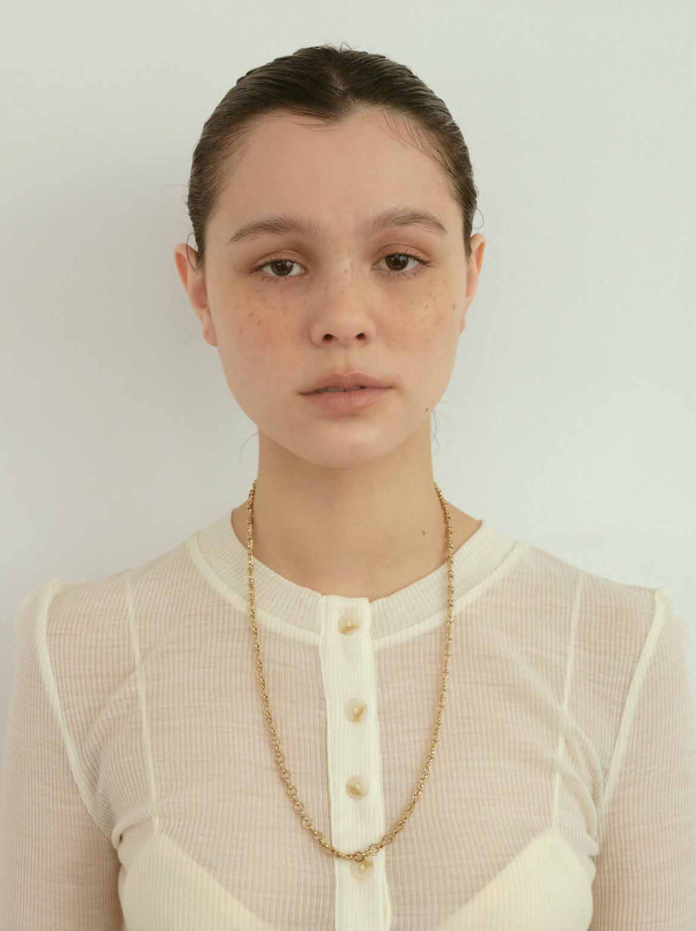 Flower Chain Long Necklace