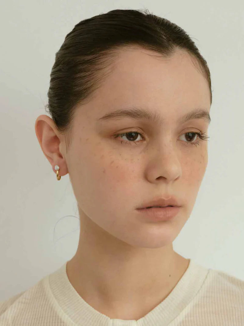 Fraser Pearl & Hoops / Silver