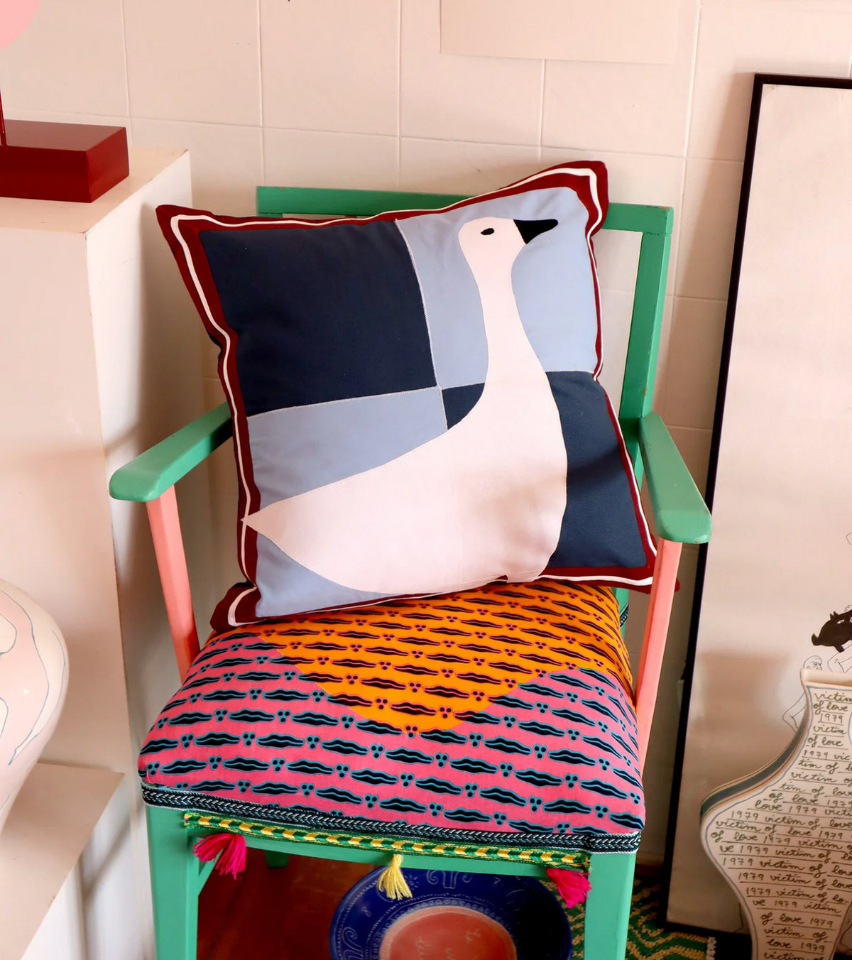 CUSHION / GOOSE ＜Pangea＞クッション – PAULINE STUDIO